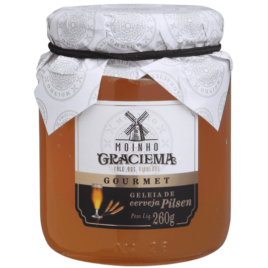 Moinho Graciema Gourmet Geleia De Cerveja Pilsen 260g - Moinho Graciema - Espumantes do Sul