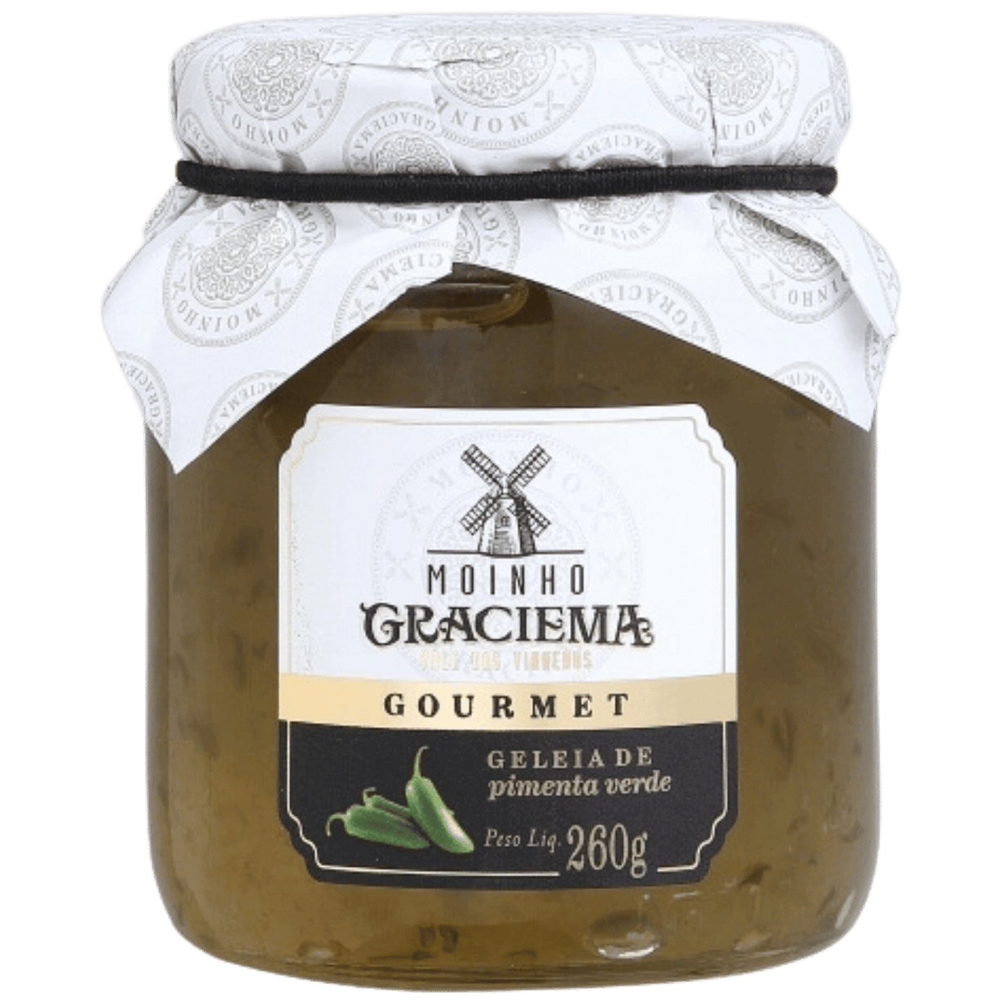 Moinho Graciema Gourmet Geleia De Pimenta Verde 260g - Moinho Graciema - Espumantes do Sul