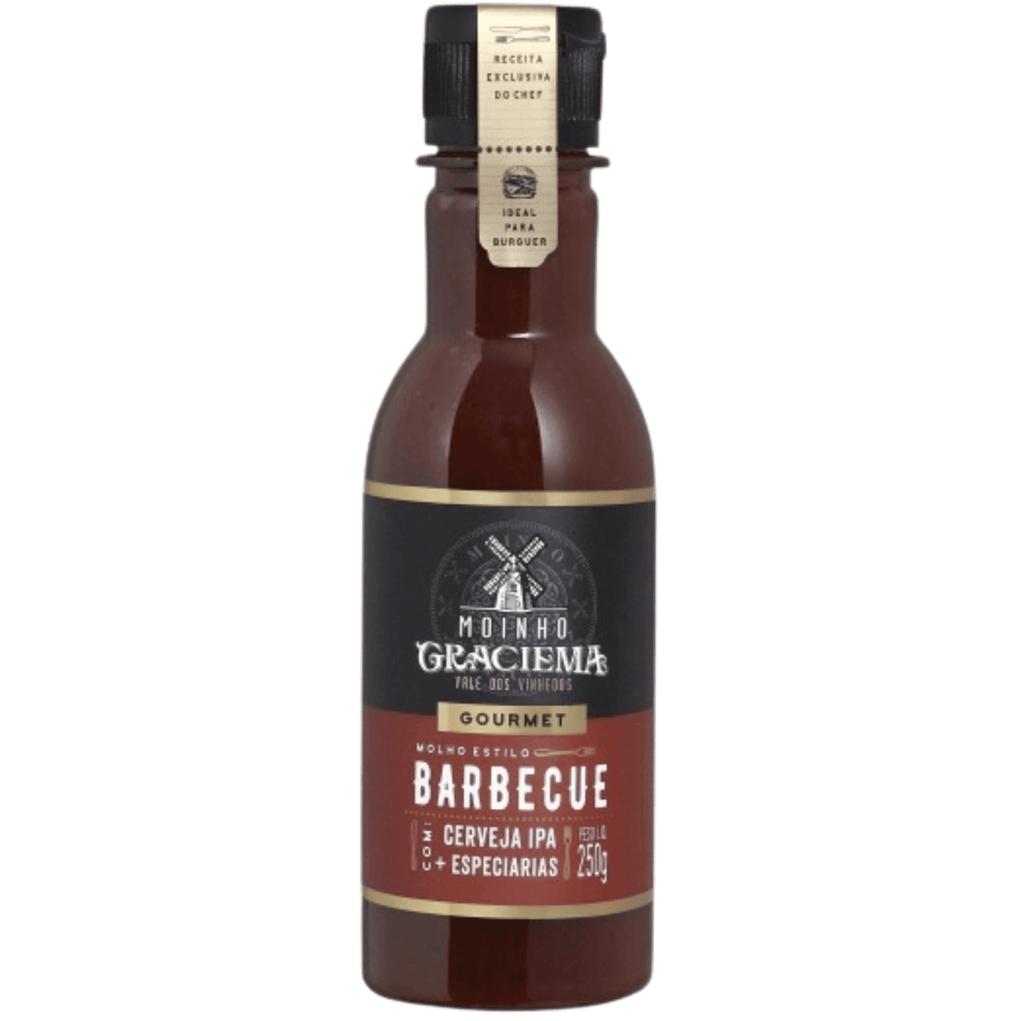 Moinho Graciema Molho Barbecue com Cerveja Ipa e Especiarias 250g - Moinho Graciema - Espumantes do Sul