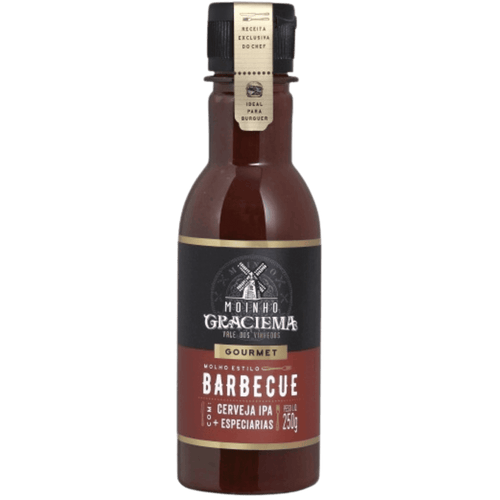 Moinho Graciema Molho Barbecue com Cerveja Ipa e Especiarias 250g - Moinho Graciema - Espumantes do Sul