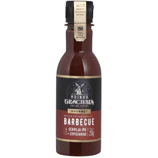 Moinho Graciema Molho Barbecue com Cerveja Ipa e Especiarias 250g - Moinho Graciema - Espumantes do Sul
