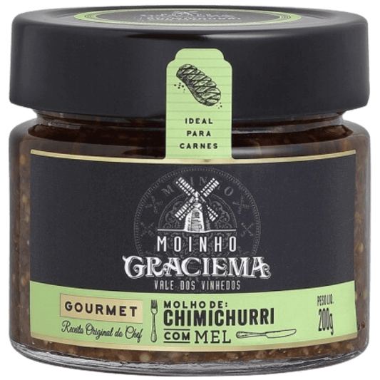 Moinho Graciema Molho de Chimichurri com Mel 230g - Moinho Graciema - Espumantes do Sul