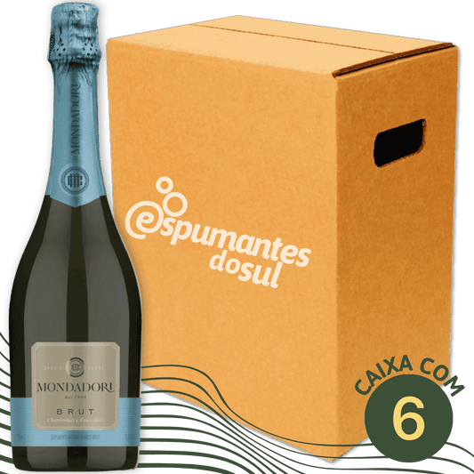 Mondadori Espumante Brut - Caixa com 6 - Mondadori - Espumantes do Sul