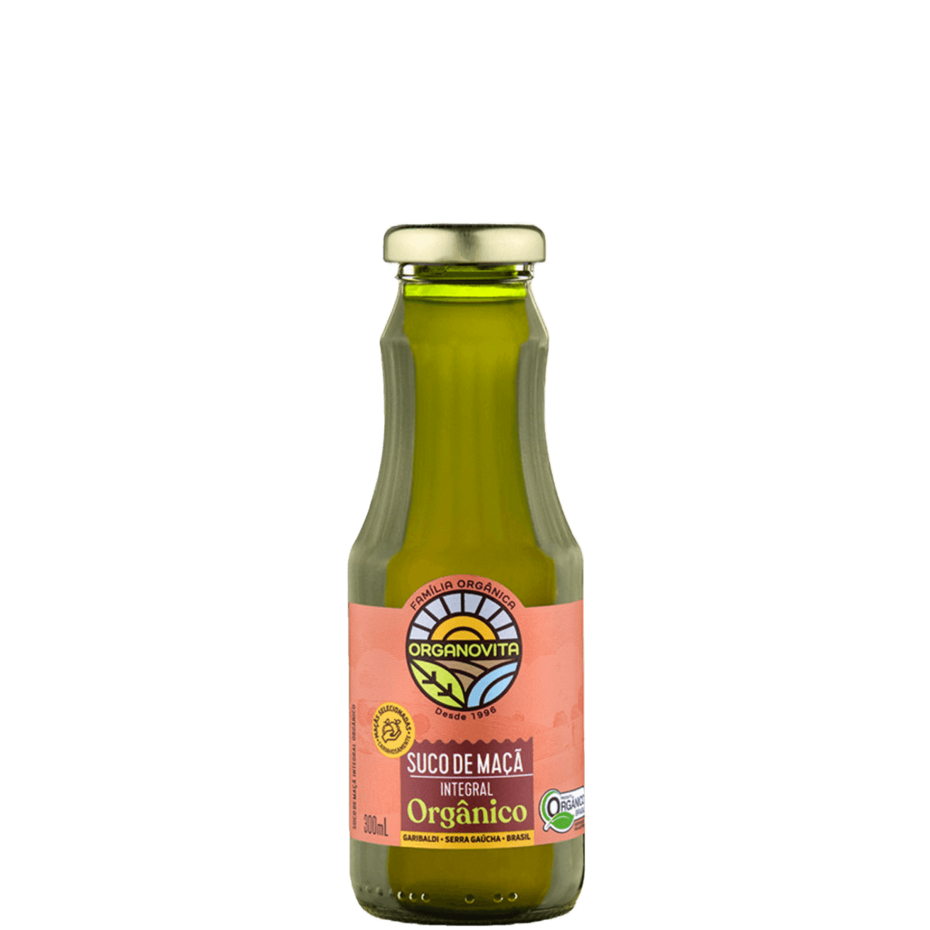 Organovita Suco de Maçã Integral 300ml - Organovita - Espumantes do Sul