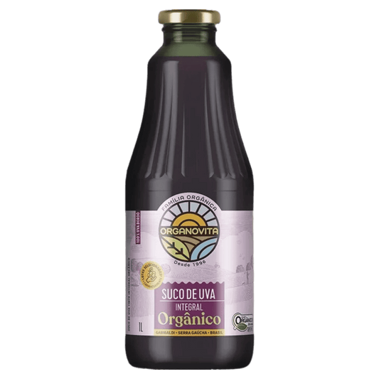 Organovita Suco de Uva Integral Bordô 1L - Organovita - Espumantes do Sul