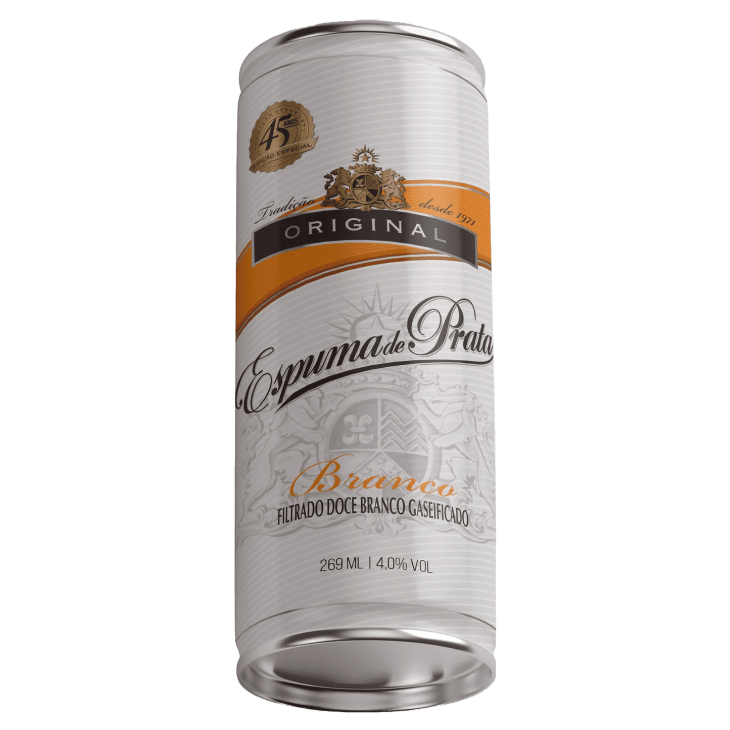 Peterlongo Espuma de Prata Filtrado Doce Lata 269ml - Peterlongo - Espumantes do Sul