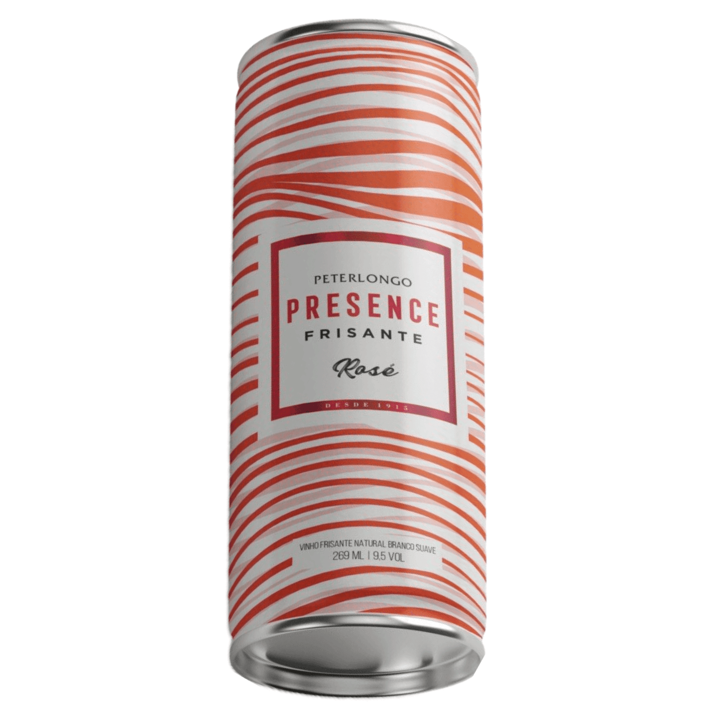 Peterlongo Presence Frisante Suave Rosé Lata 269ml - Peterlongo - Espumantes do Sul