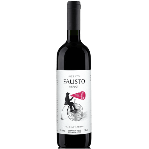 Pizzato Fausto Merlot - Pizzato - Espumantes do Sul