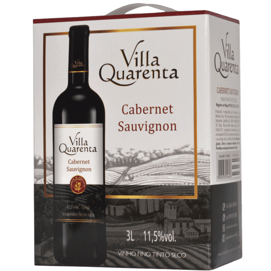 Santa Bárbara Villa Quaresma Cabernet Sauvignon Bag in Box 3L - Santa Bárbara - Espumantes do Sul