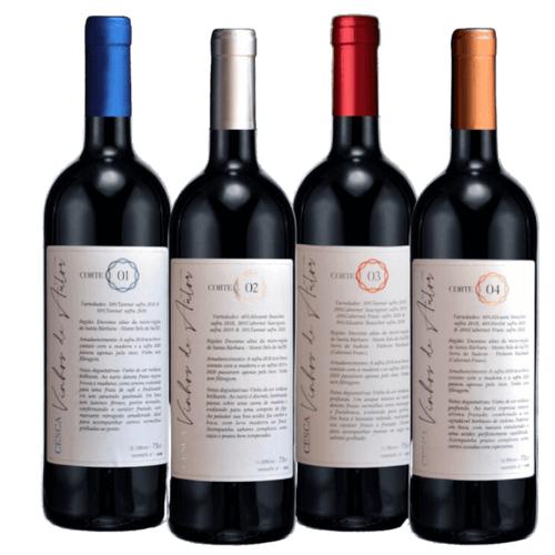 Santa Bárbara Vinhos de Autor Cesca - Kit 04 und - Santa Bárbara - Espumantes do Sul
