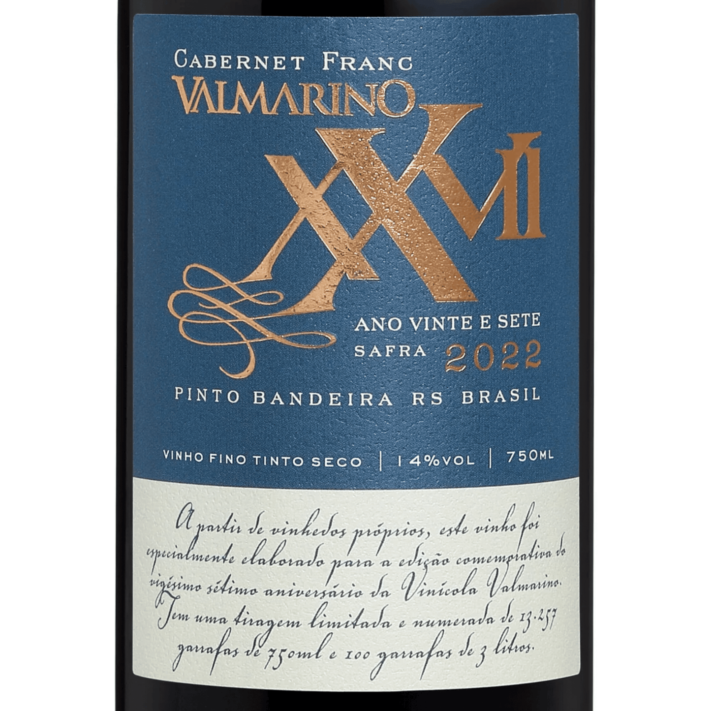 Valmarino Cabernet Franc XXVII - Valmarino - Espumantes do Sul