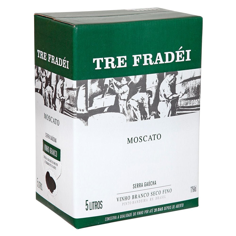 Valmarino Tré Fradei Moscato Bag in Box 5L - Valmarino - Espumantes do Sul