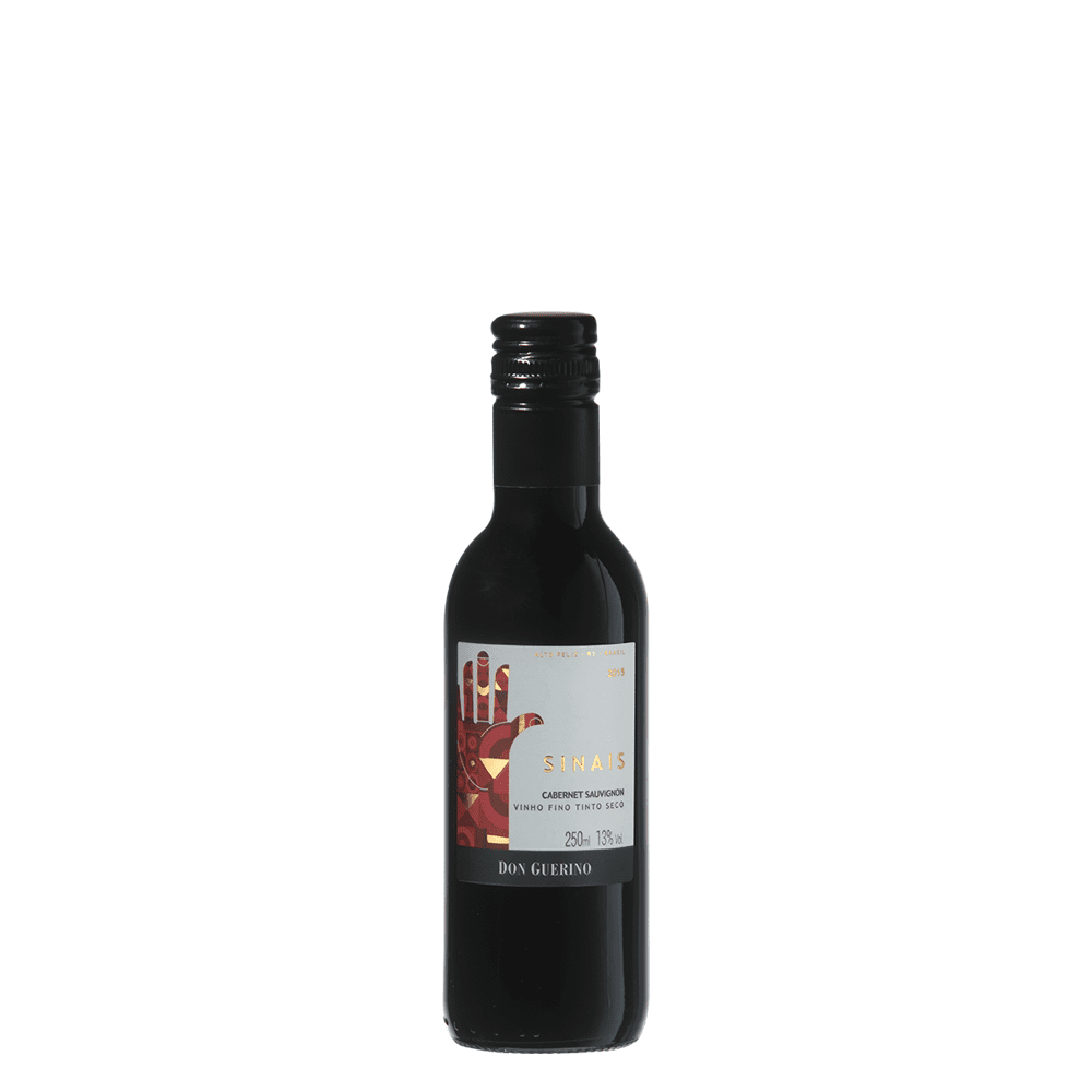 Vinho Tinto Seco Cabernet Sauvignon Sinais Don Guerino 250ml - Don Guerino - Espumantes do Sul