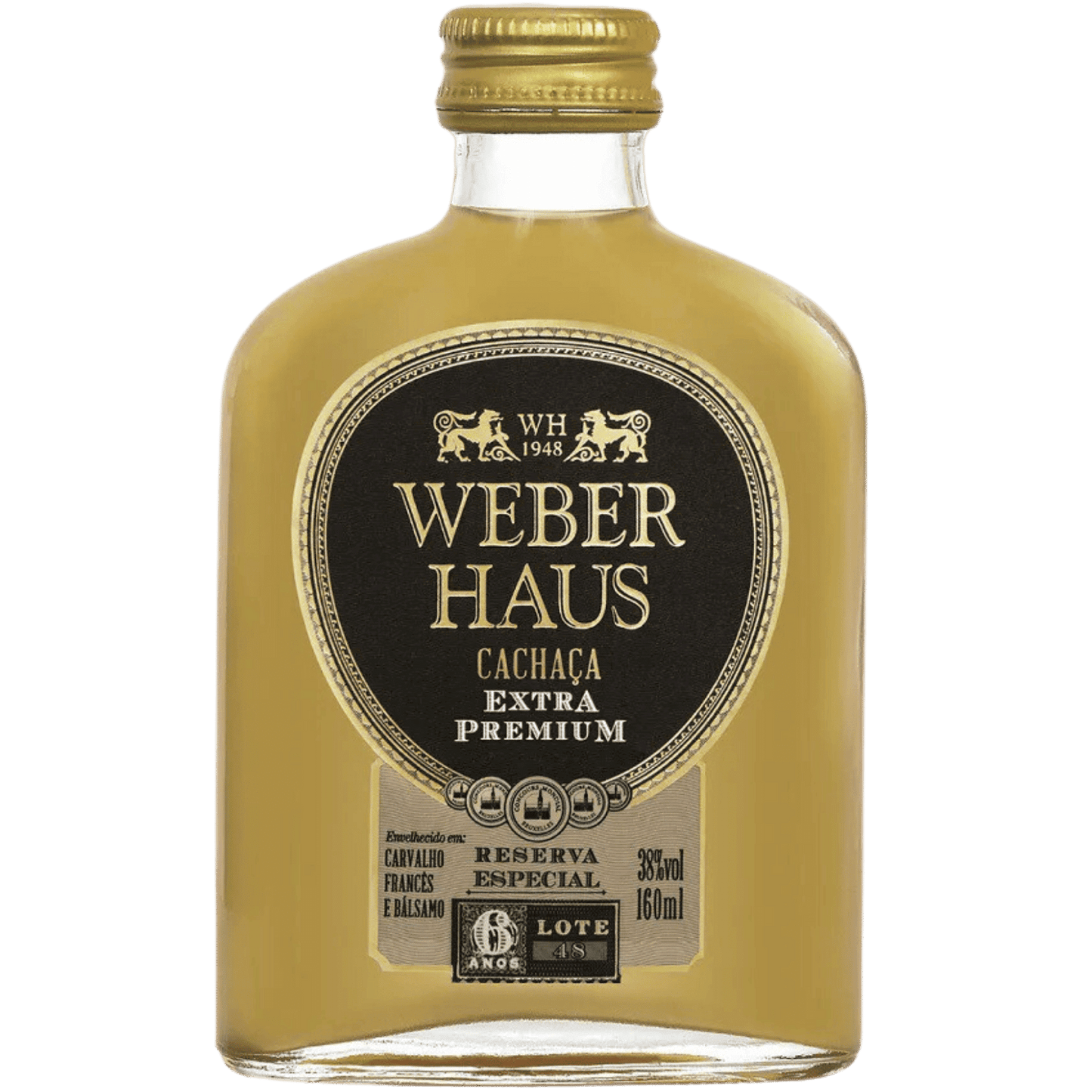 Weber Haus Cachaça Extra Premium 160ml - Weber Haus - Espumantes do Sul