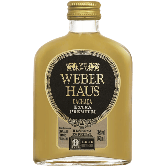 Weber Haus Cachaça Extra Premium 160ml - Weber Haus - Espumantes do Sul