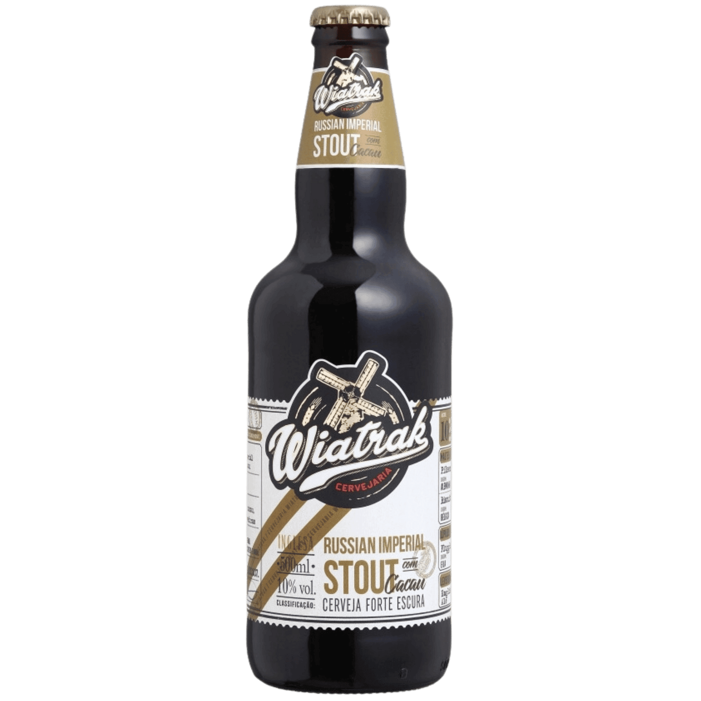Wiatrak Cerveja Russian Imperial Stout com Cacau 500ml - Wiatrak - Espumantes do Sul