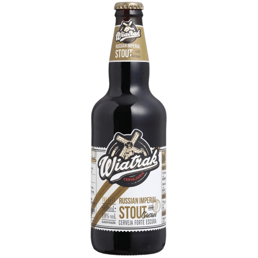 Wiatrak Cerveja Russian Imperial Stout com Cacau 500ml - Wiatrak - Espumantes do Sul