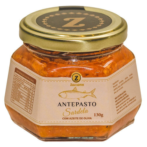 Zaccaron Antepasto de Sardela 130g - Zaccaron - Espumantes do Sul