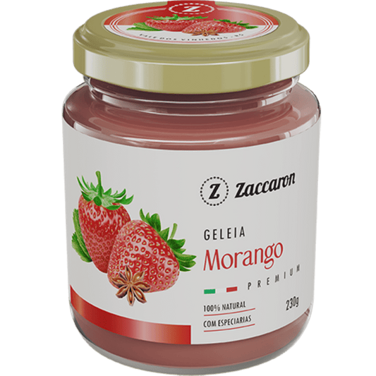 Zaccaron Geleia de Morango e Especiarias 230g - Zaccaron - Espumantes do Sul