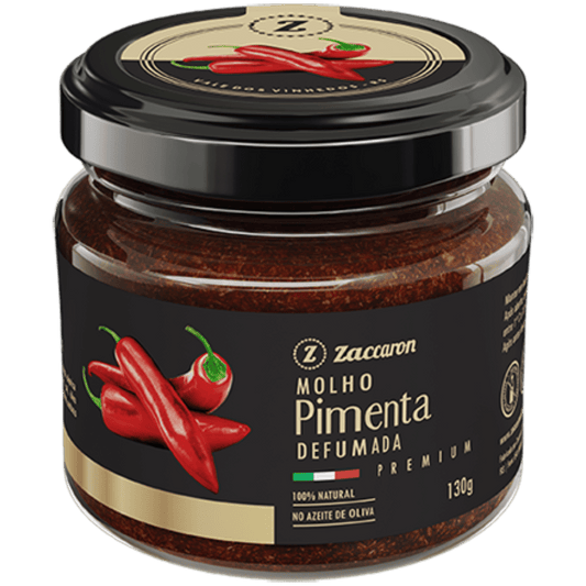 Zaccaron Molho de Pimenta Defumada 130g - Zaccaron - Espumantes do Sul