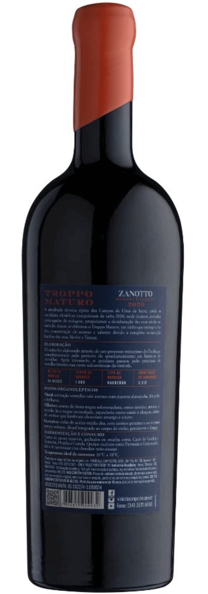 Zanotto Tropo Maturo Nobre - Zanotto - Espumantes do Sul