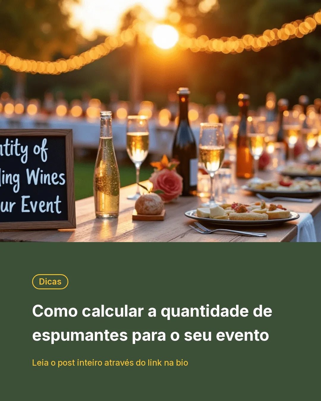 Como calcular a quantidade de espumantes para o seu evento - Espumantes do Sul