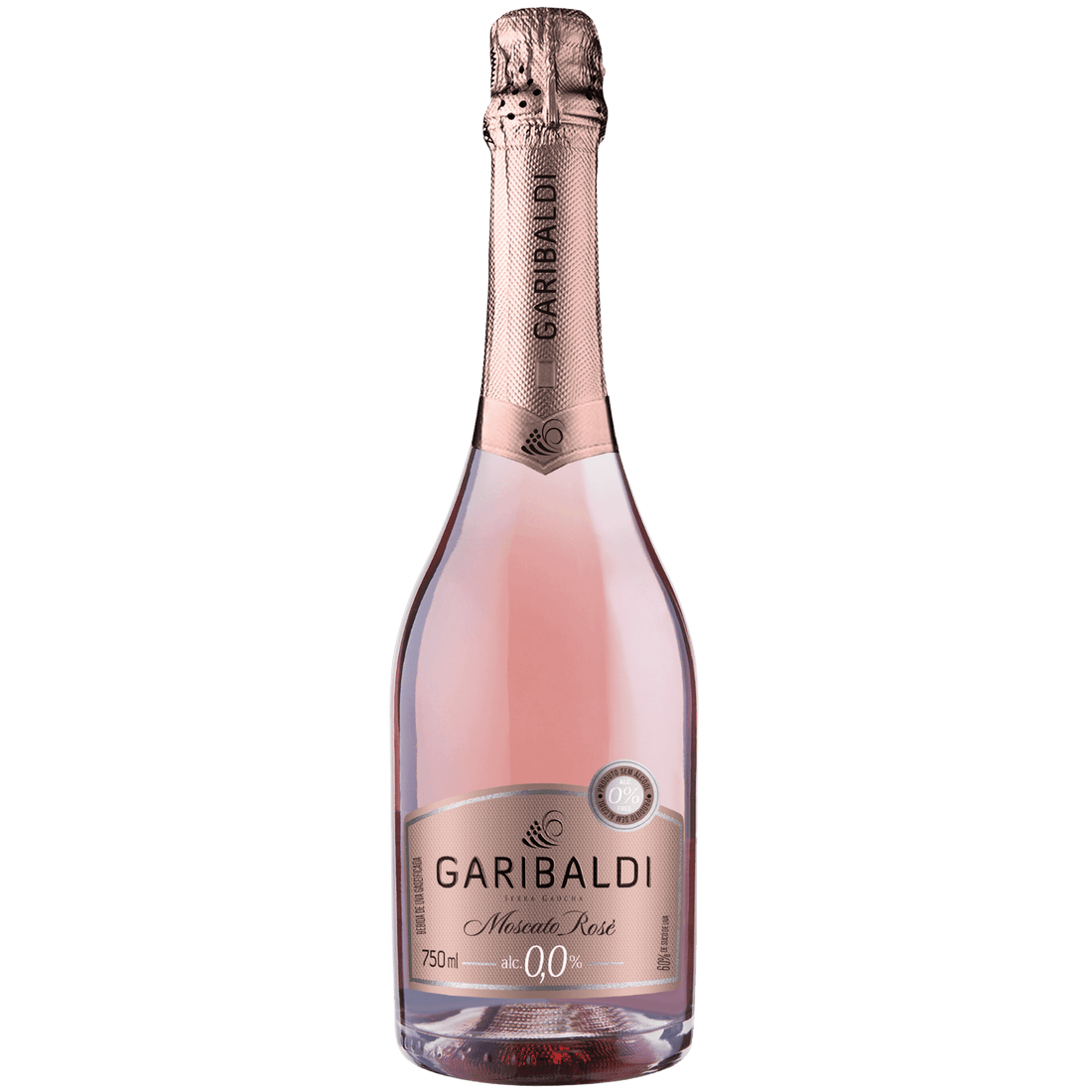 Descubra o Sabor do Garibaldi Zero Álcool Moscato Espumante Rosé - Espumantes do Sul