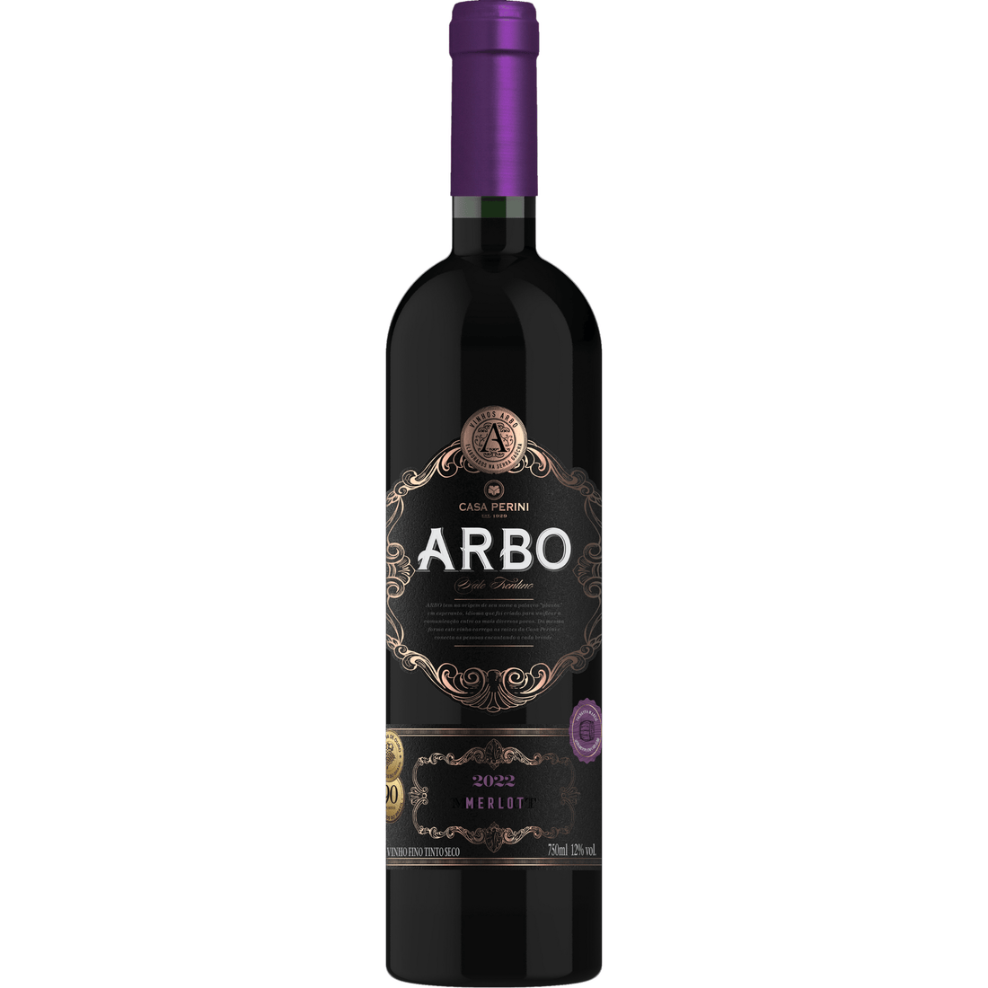 Descubra o Sabor do Vinho Tinto Casa Perini Arbo Merlot - Espumantes do Sul