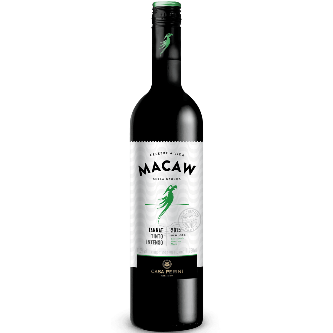 Descubra o Sabor Único do Vinho Tannat Demi-Sec Macaw - Espumantes do Sul