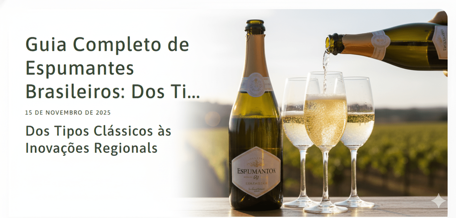 Guia Completo de Espumantes Brasileiros: Dos Tipos às Melhores Regiões ...