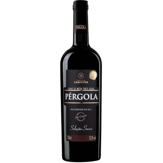 Pérgola Seleção Tinto Suave — leve, frutado e versátil - Espumantes do Sul