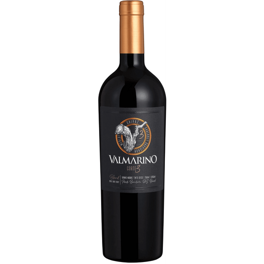 Valmarino V3 Corte 3: Corte Novo Mundo de Shiraz, Merlot e Cabernet - Espumantes do Sul