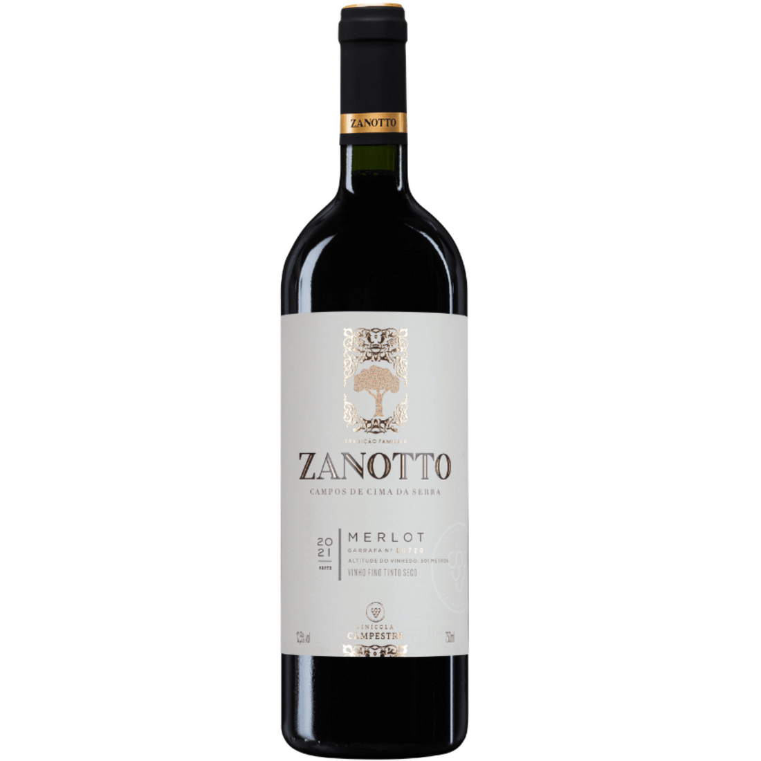 Zanotto Merlot: Merlot de Vacaria com fruta intensa e elegância - Espumantes do Sul