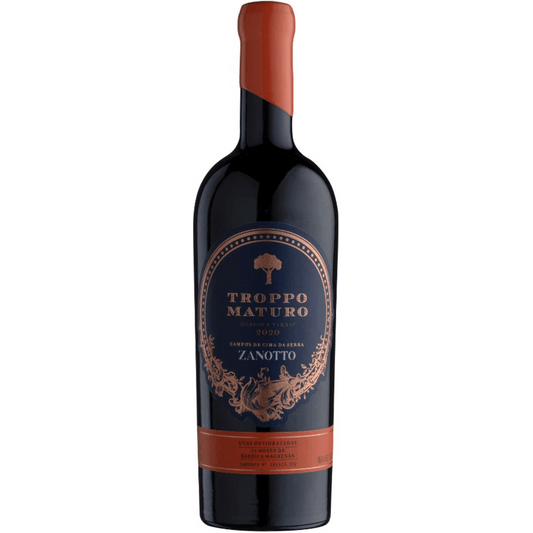 Zanotto Tropo Maturo Nobre: vinho tinto robusto e elegante - Espumantes do Sul