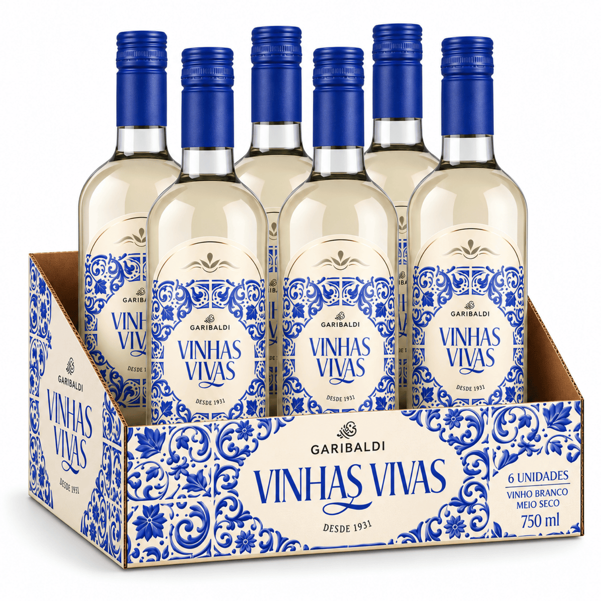 Garibaldi Vinhas Vivas - Caixa com 6