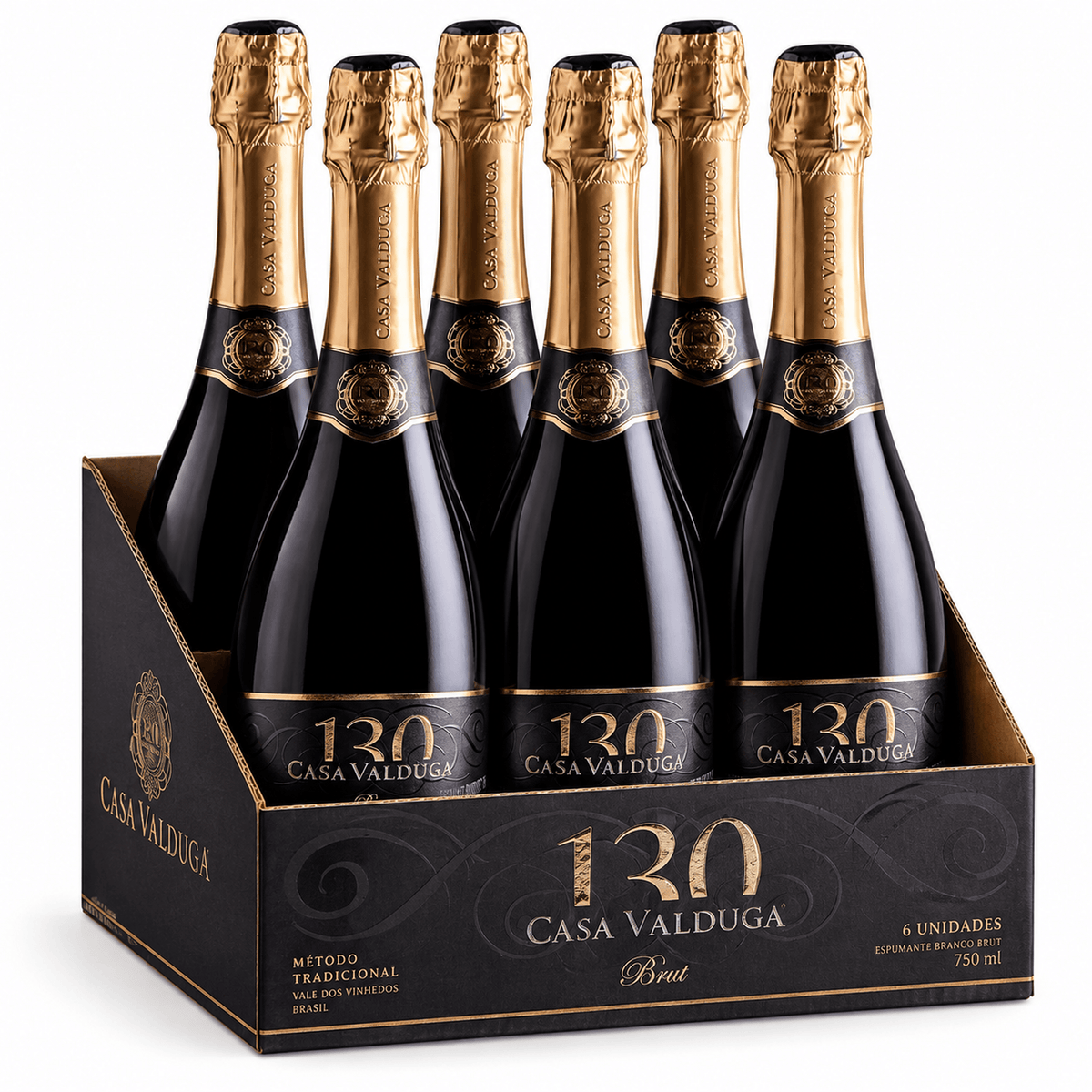 Casa Valduga 130 Espumante Brut - Caixa com 6