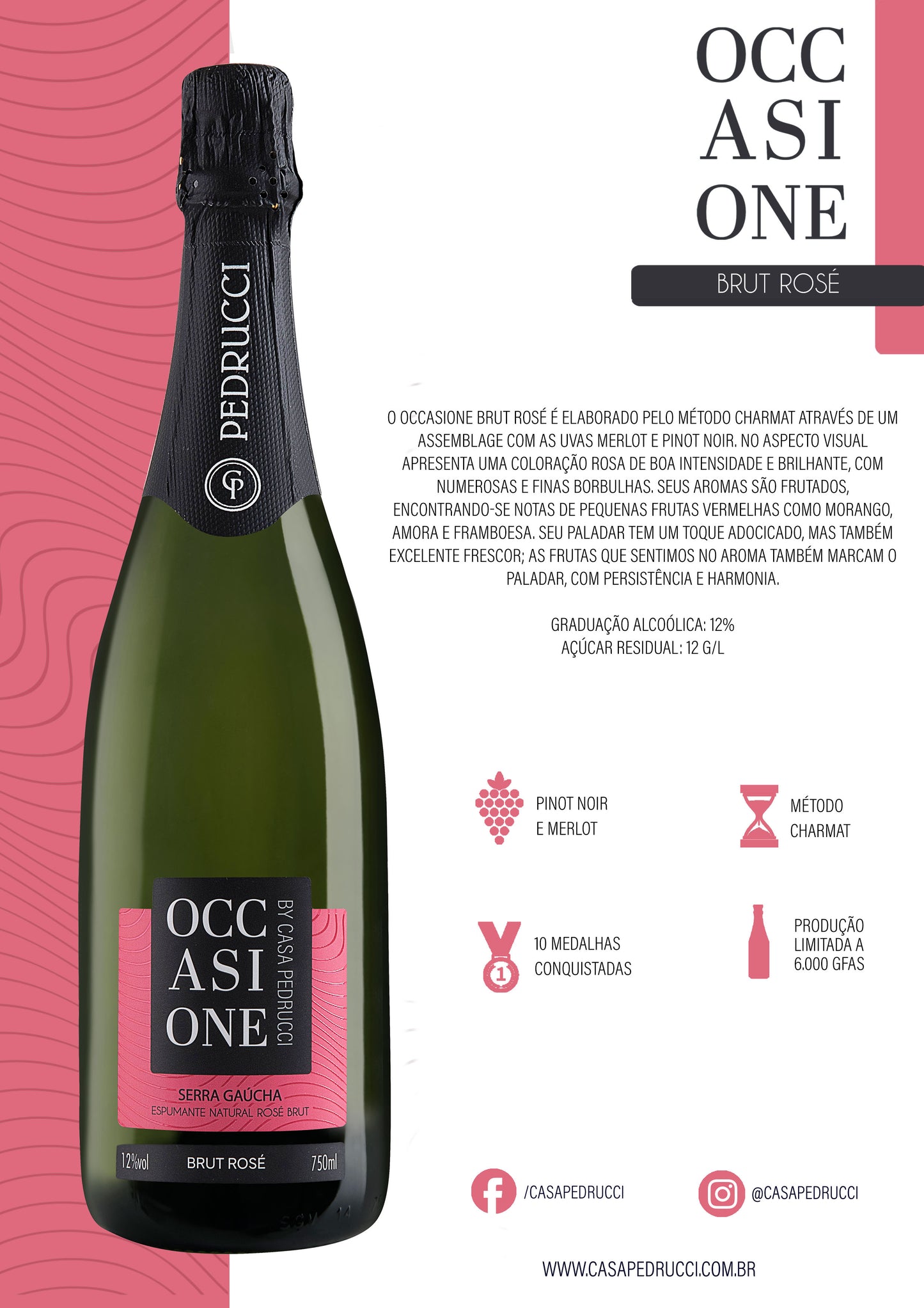 Casa Pedrucci Occasione Espumante Brut Rosé