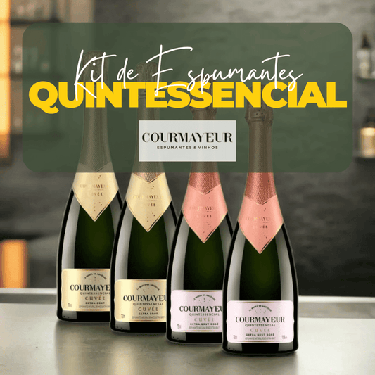 Kit Espumantes Courmayeur Quintessencial Cuvée - Mês do Consumidor