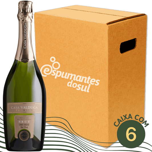 Casa Valduga Premivm Espumante Brut - Caixa com 6