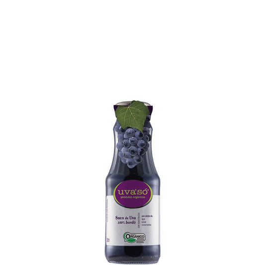 Uva'Só Suco de Uva Orgânico Integral Bordô 300ml