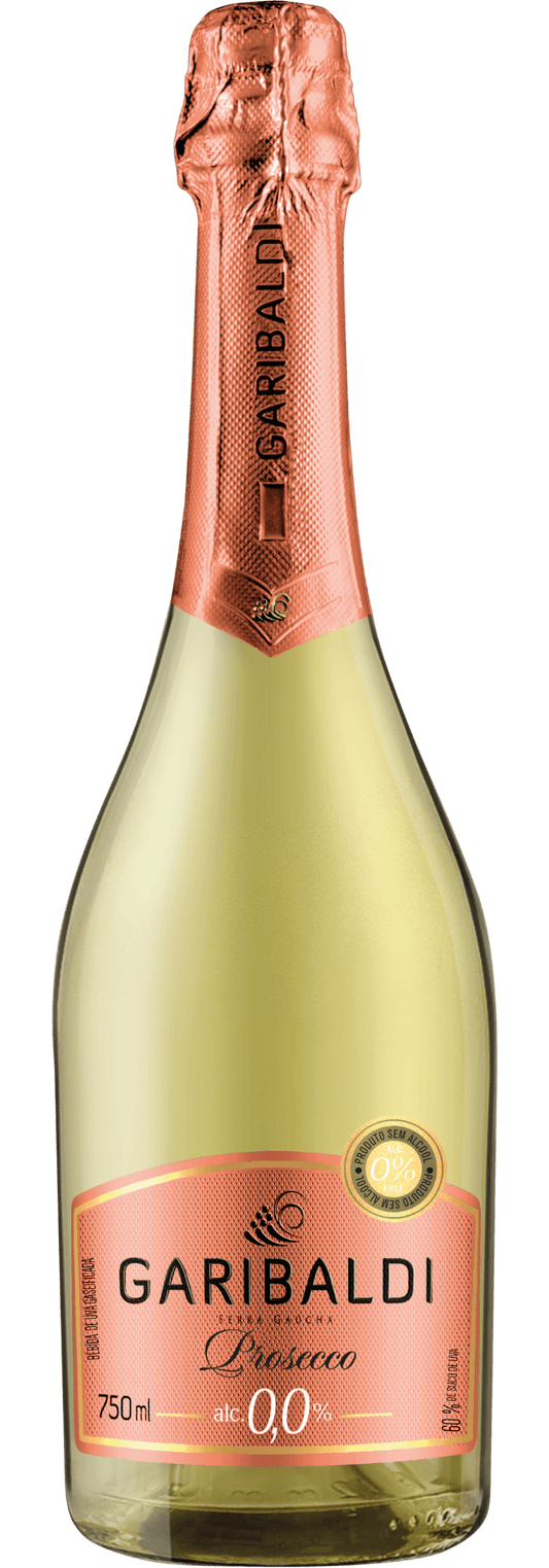 Garibaldi Zero Álcool 0,0% Prosecco Espumante