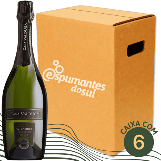 Casa Valduga Premivm Espumante Extra Brut - Caixa com 6