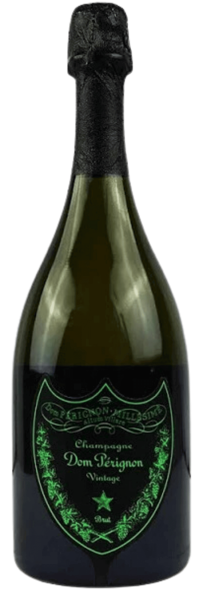 Dom Pérignon Champagne Vintage Luminous Label