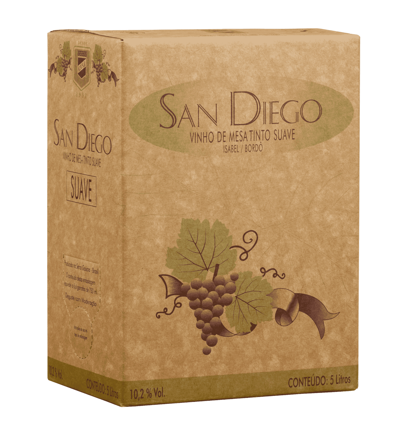Castellamare San Diego Suave Bag in Box 5L