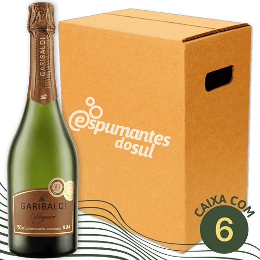 Garibaldi Viognier Espumante Brut - Caixa com 6