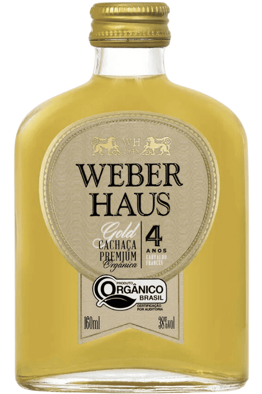 Weber Haus Cachaça Orgânica Premium Gold 160ml