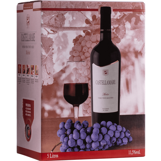 Castellamare Merlot Bag in Box 5L