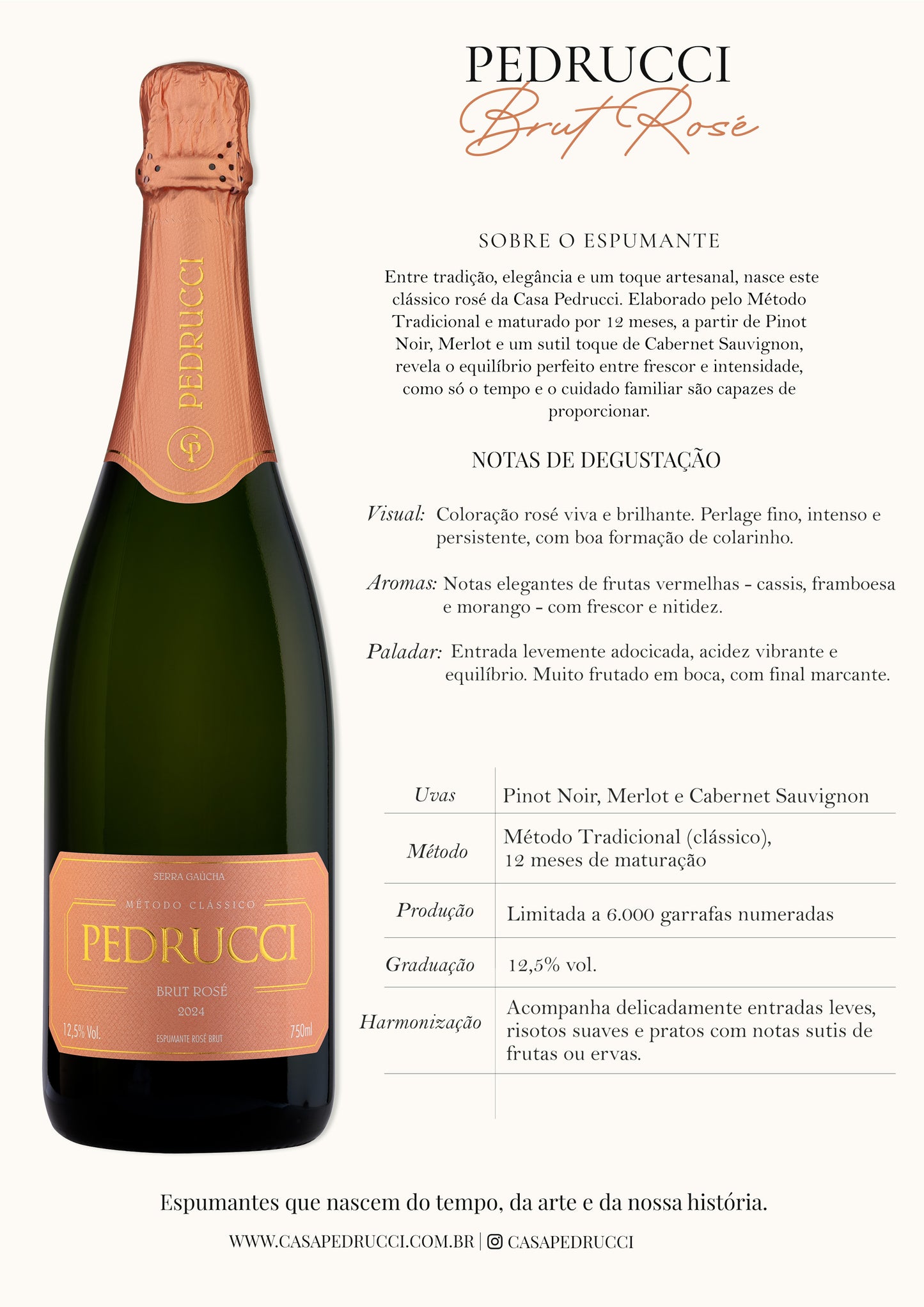 Casa Pedrucci Espumante Brut Rosé