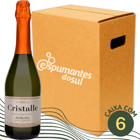 Arbugeri Cristalle Espumante Demi Sec - Caixa com 6