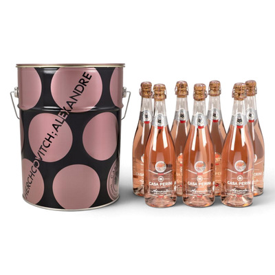 Casa Perini Balde de Aquarela Espumantes Moscatel Rosé - 7 x 750ml